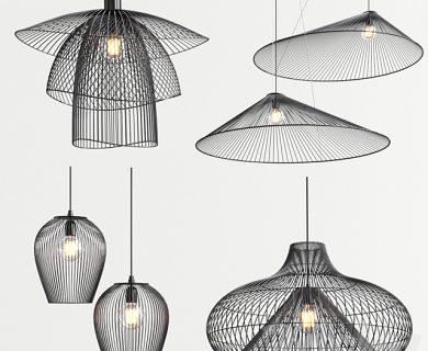 مدل سه بعدی گل و گلدان