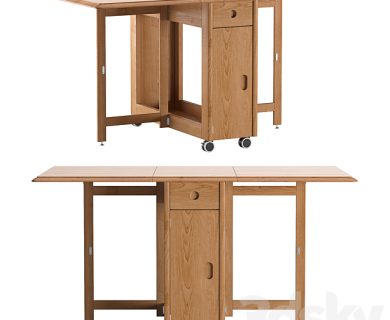 مدل سه بعدی میز و صندلی