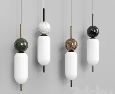 مدل سه بعدی گل و گلدان