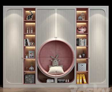 مدل سه بعدی میز تلویزیون کلاسیک