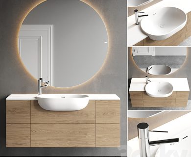 مدل سه بعدی لوازم حمام