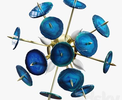 مدل سه بعدی گل و گلدان