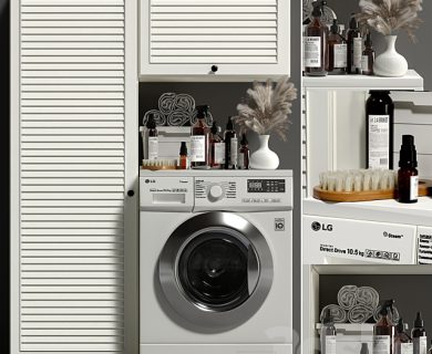 مدل سه بعدی لوازم حمام