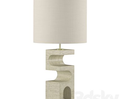 مدل سه بعدی چراغ رومیزی مدرن