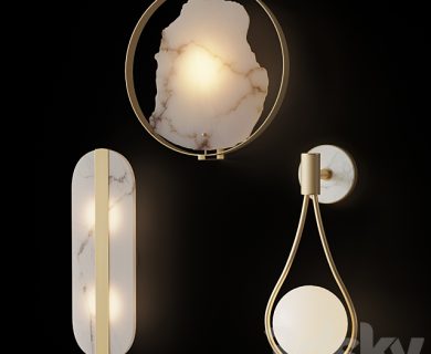 مدل سه بعدی گل و گلدان