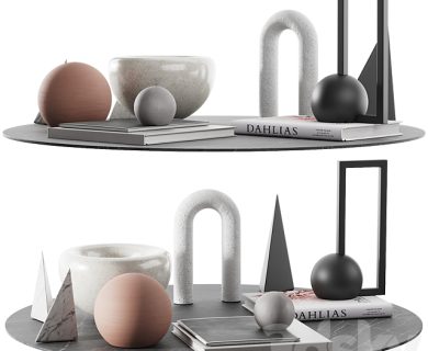 مدل سه بعدی گل و گلدان