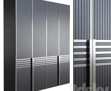 مدل سه بعدی کمد لباس