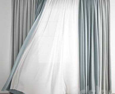 مدل سه بعدی پرده