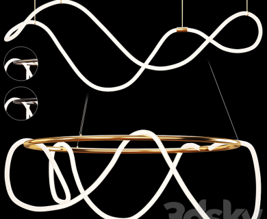 مدل سه بعدی گل و گلدان