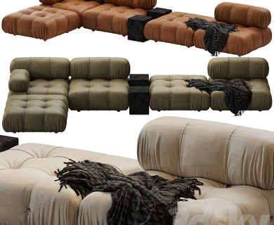 مدل سه بعدی پرده