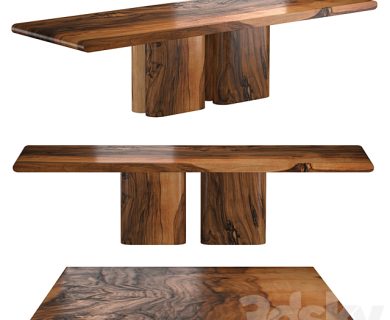 مدل سه بعدی میز و صندلی