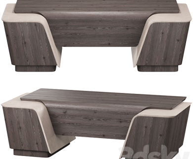 مدل سه بعدی میز و صندلی