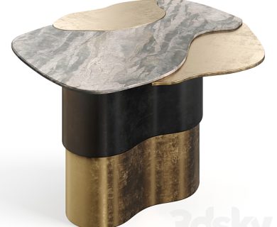 مدل سه بعدی میز و صندلی