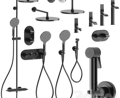 مدل سه بعدی لوازم حمام