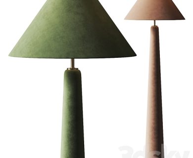 مدل سه بعدی چراغ رومیزی مدرن