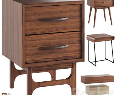 مدل سه بعدی کمد لباس