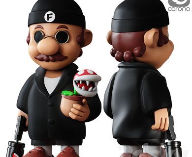 مدل سه بعدی مجسمه