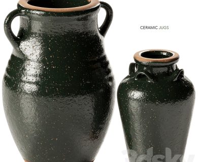 مدل سه بعدی گل و گلدان