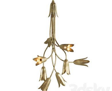 مدل سه بعدی گل و گلدان