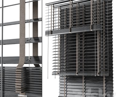 مدل سه بعدی پرده