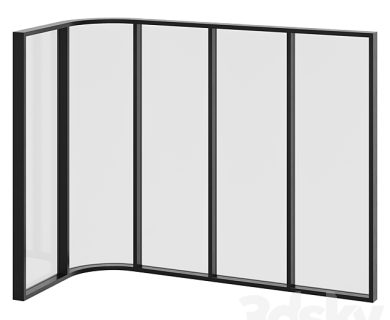 مدل سه بعدی پنجره