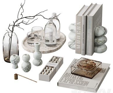 مدل سه بعدی گل و گلدان