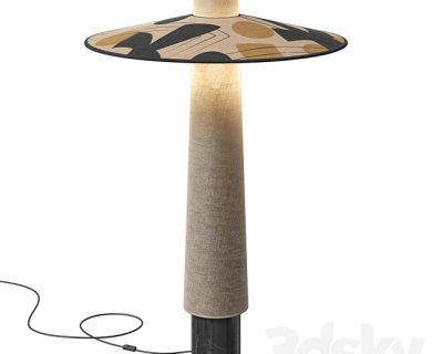 مدل سه بعدی چراغ رومیزی مدرن