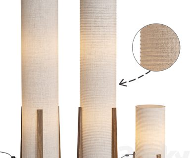 مدل سه بعدی چراغ رومیزی مدرن