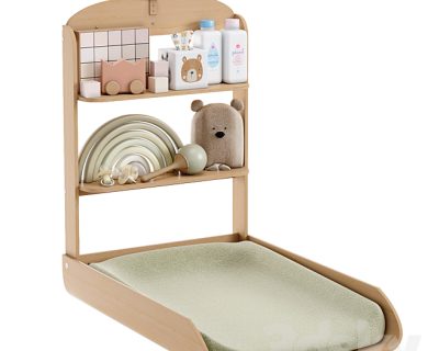 مدل سه بعدی میز تلویزیون کلاسیک