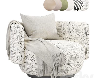 مدل سه بعدی پرده