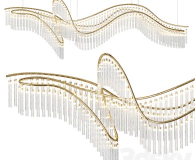 مدل سه بعدی گل و گلدان