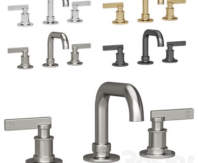 مدل سه بعدی لوازم حمام