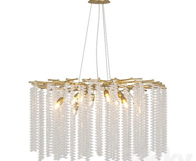 مدل سه بعدی گل و گلدان