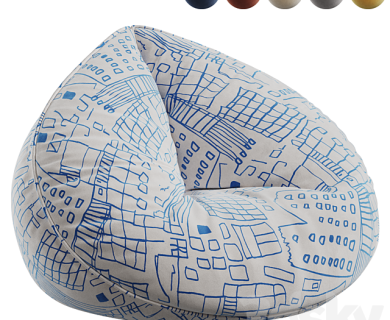 مدل سه بعدی پرده