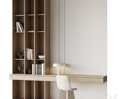 مدل سه بعدی میز و صندلی