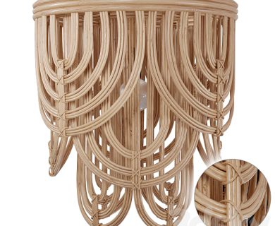 مدل سه بعدی گل و گلدان