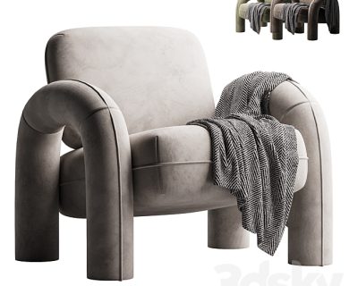 مدل سه بعدی پرده