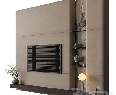 مدل سه بعدی میز تلویزیون کلاسیک