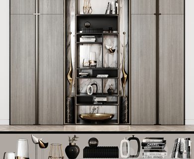 مدل سه بعدی کمد لباس