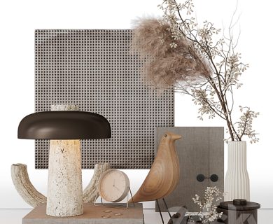 مدل سه بعدی گل و گلدان