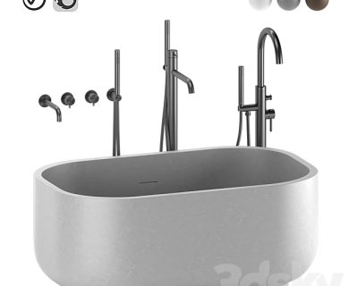 مدل سه بعدی لوازم حمام