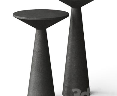 مدل سه بعدی میز و صندلی