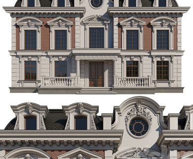 مدل سه بعدی ساختمان