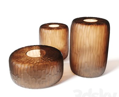 مدل سه بعدی گل و گلدان