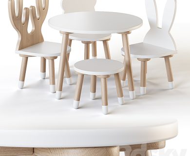 مدل سه بعدی میز تلویزیون کلاسیک