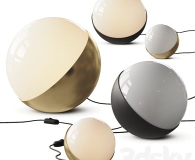 مدل سه بعدی چراغ رومیزی مدرن