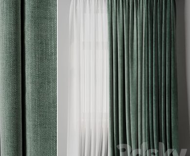 مدل سه بعدی پرده