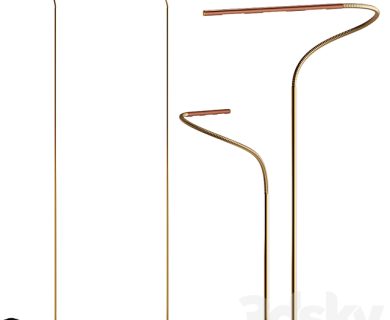 مدل سه بعدی چراغ رومیزی مدرن