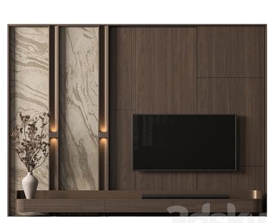 مدل سه بعدی میز تلویزیون کلاسیک