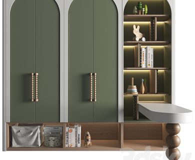 مدل سه بعدی میز تلویزیون کلاسیک